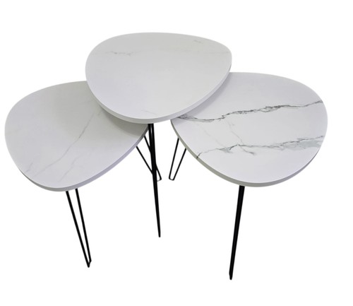 Set coffee nesting table - coffee,