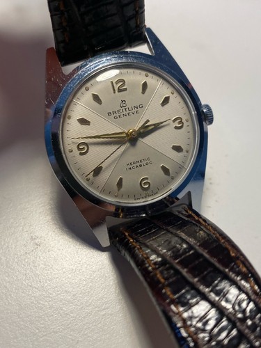 1950s breitling manual winding - breitling,