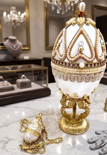 Faberge egg antique trinket - faberge,