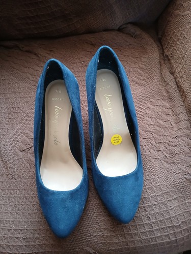 Women navy blue wedges - blue,