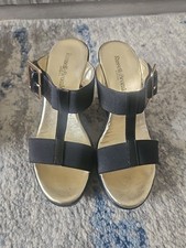 Russell and Bromley Wedge Sandals Size 5/38