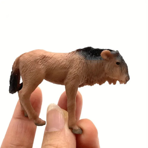 Wildebeest animal figure - wildebeest,