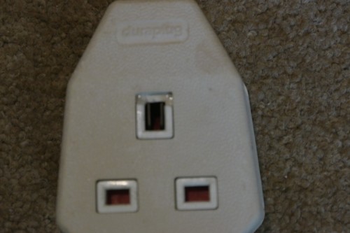 Vintage duraplug 13a white - vintage,