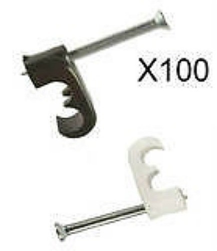 Twin cable clips sky - cable, wf63