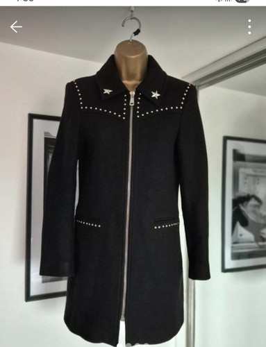 Zara military black wool - zara,