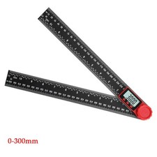 Folding Digital LCD Angle Finder Ruler 200MM 300MM Protractor Gauge 360 Degree