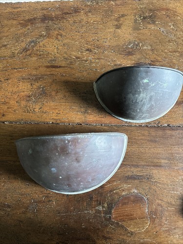 Vintage copper wall pockets - copper,