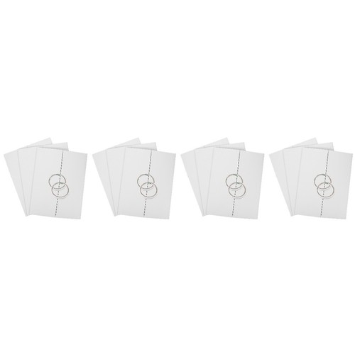 White paperboard trifold - paperboard,