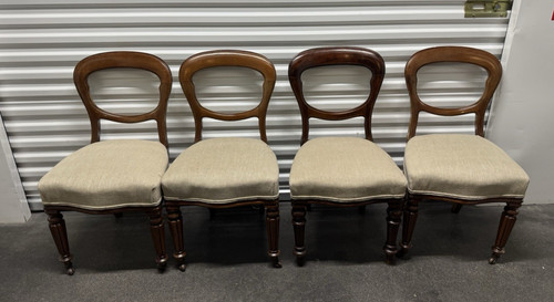 Victorian mahogany set - victorian,