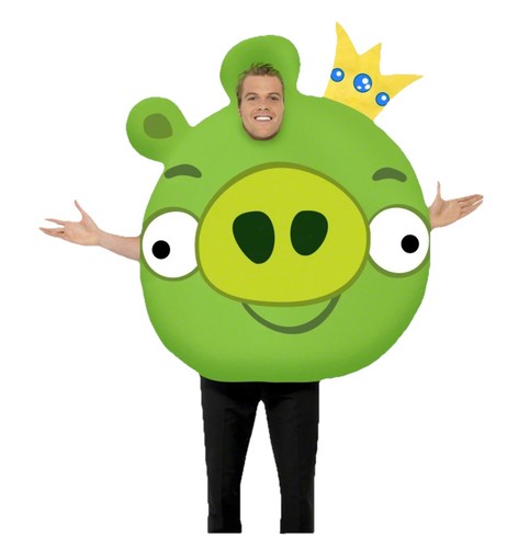 Adult green angry birds - green,