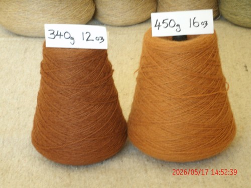 Shetland wool yarn cone - yarn,
