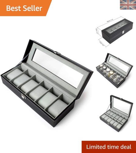 Portable black watch display - portable,