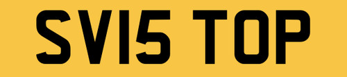 Number plate private - plate,