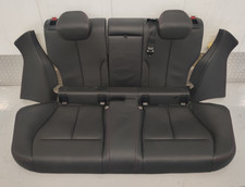 BMW F36 4 Gran Coupe Black Leather Interior Rear Folding Seats Red Stitching