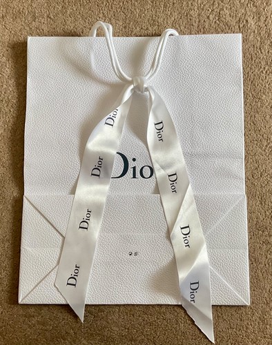 Dior white paper gift bag - ,