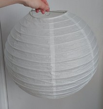 Large Round Folding White