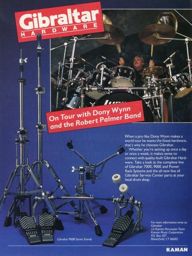 1989 print gibraltar drum - ad,