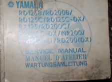 YAMAHA  RD125B / RD200B SERVICE MANUAL 1974 (1ST Edition)..