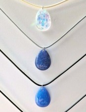 Handmade resin drop pendants