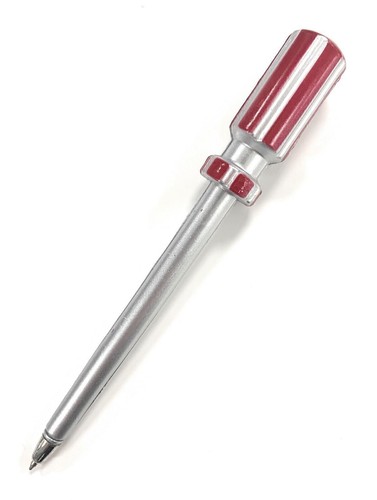 Red screwdriver work tool pen - tool,