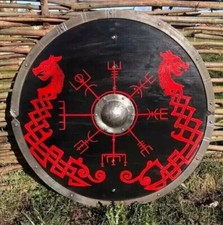 Wooden Round Shield Viking