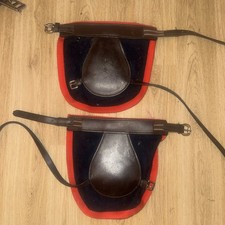 Pony size leather felt knee - felt,