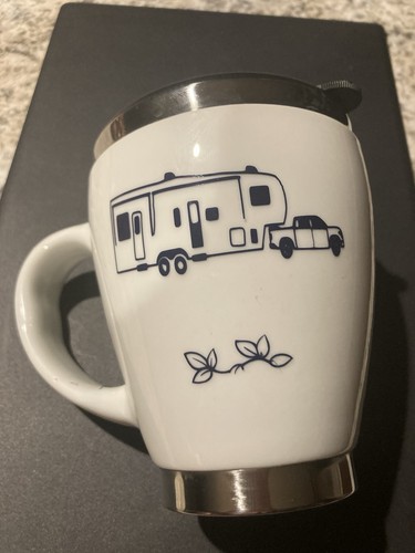 Ceramic travel mug with lid - travel,