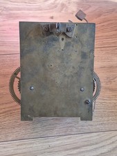 Antique Brass Longcase 8 Day Clock Movement Hammer Spare Parts 12x16cm T16