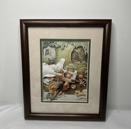 Pendelfin decoupage framed - decoupage,