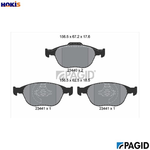 Brake pad set disc - brake,