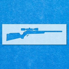 Rifle Gun Weapon Stencil