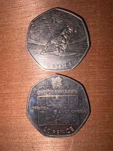 2011 olympic 50p coins - olympic,