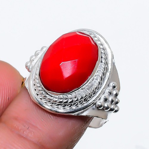 Red coral gemstone handmade - gemstone,