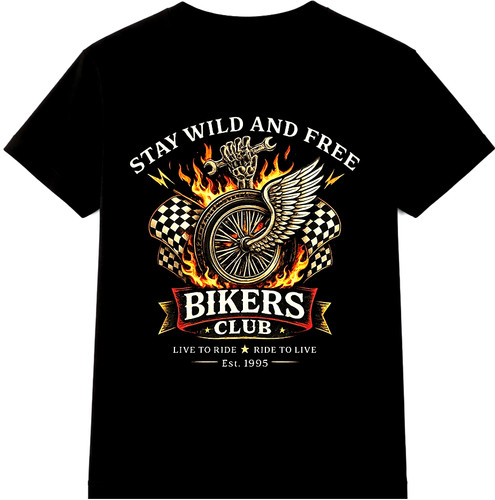 Motorcycle biker shirt - motorcycle, t-shirt