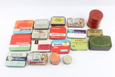 Advertising Tin Metal Boxes Antique Vintage First Aid Medicine Horlicks