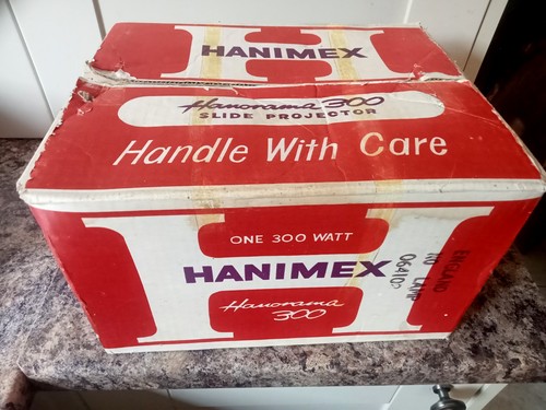 Hanimex slide projector - slide, projector.
