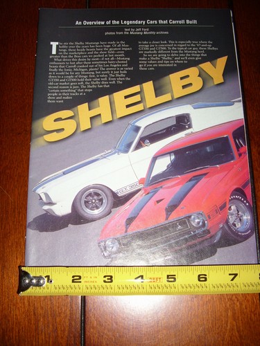 Carroll shelby cobra - shelby, gt350