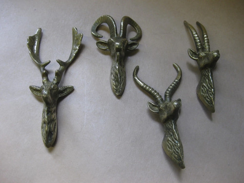 Set vintage brass - set, of