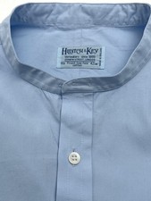 Hilditch & Key Shirt Blue 16.5