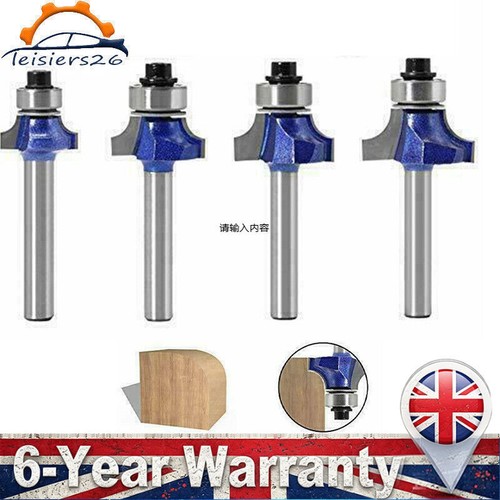 Pcs shank round over - pcs, 1/4"