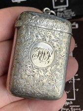 Silver Plate Vesta Matchsafe