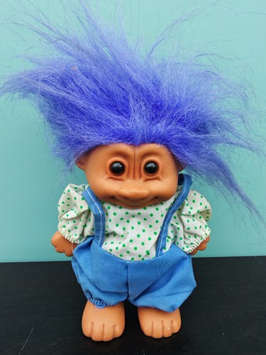 Vintage troll doll purple - vintage,