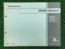 XR400 Motard Parts List, 3rd