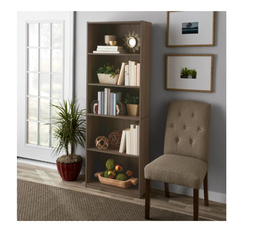 Mainstays shelf bookcase - mainstays, 5
