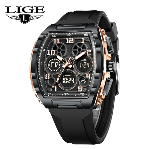 Luxury men watch quartz - men, date