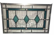 Hanging leaded teal stained - hanging,