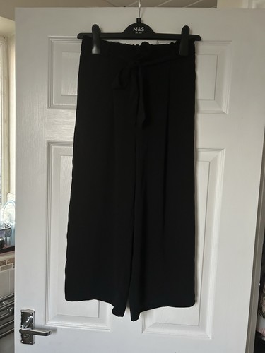 Ladies black cropped - ladies, cropped/short