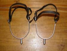 Herm Sprenger Germany Gents Ulttra Fit Spurs With Black Leather Spur Straps