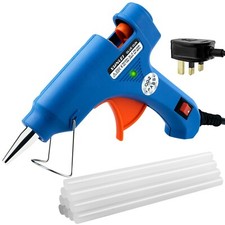 Hot Melt Glue Gun with Sticks 7mm x 200mm Electric 20w Mini Kids Art Craft UK
