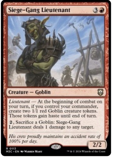 Siege gang lieutenant rare - lieutenant,